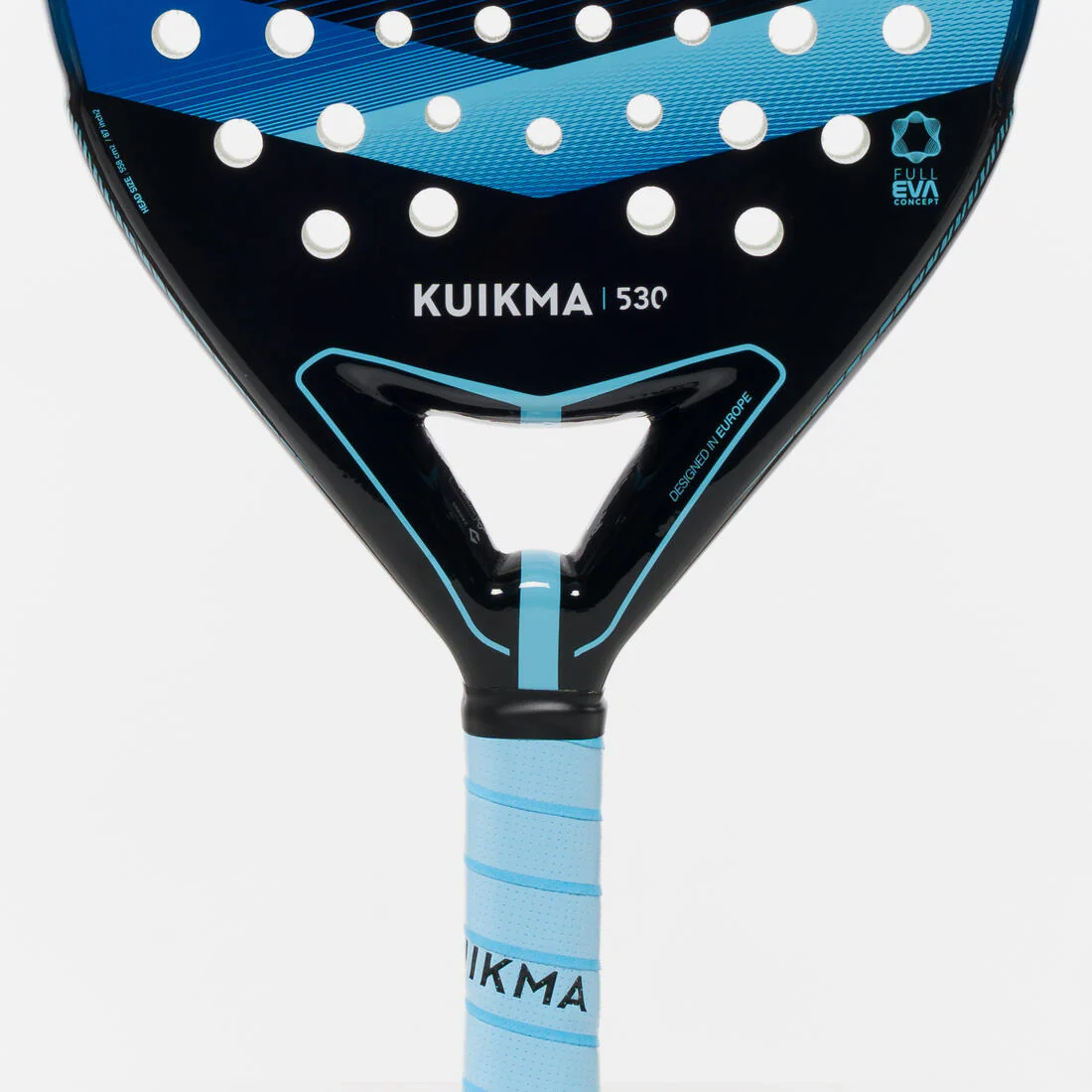 Pala de pádel negra y azul para adulto Kuikma PR 530 - Image 4