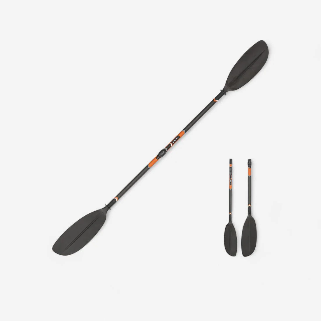 Pala Kayak X500 Carbono Desmontable Ajustable 2 Partes 210-220 cm