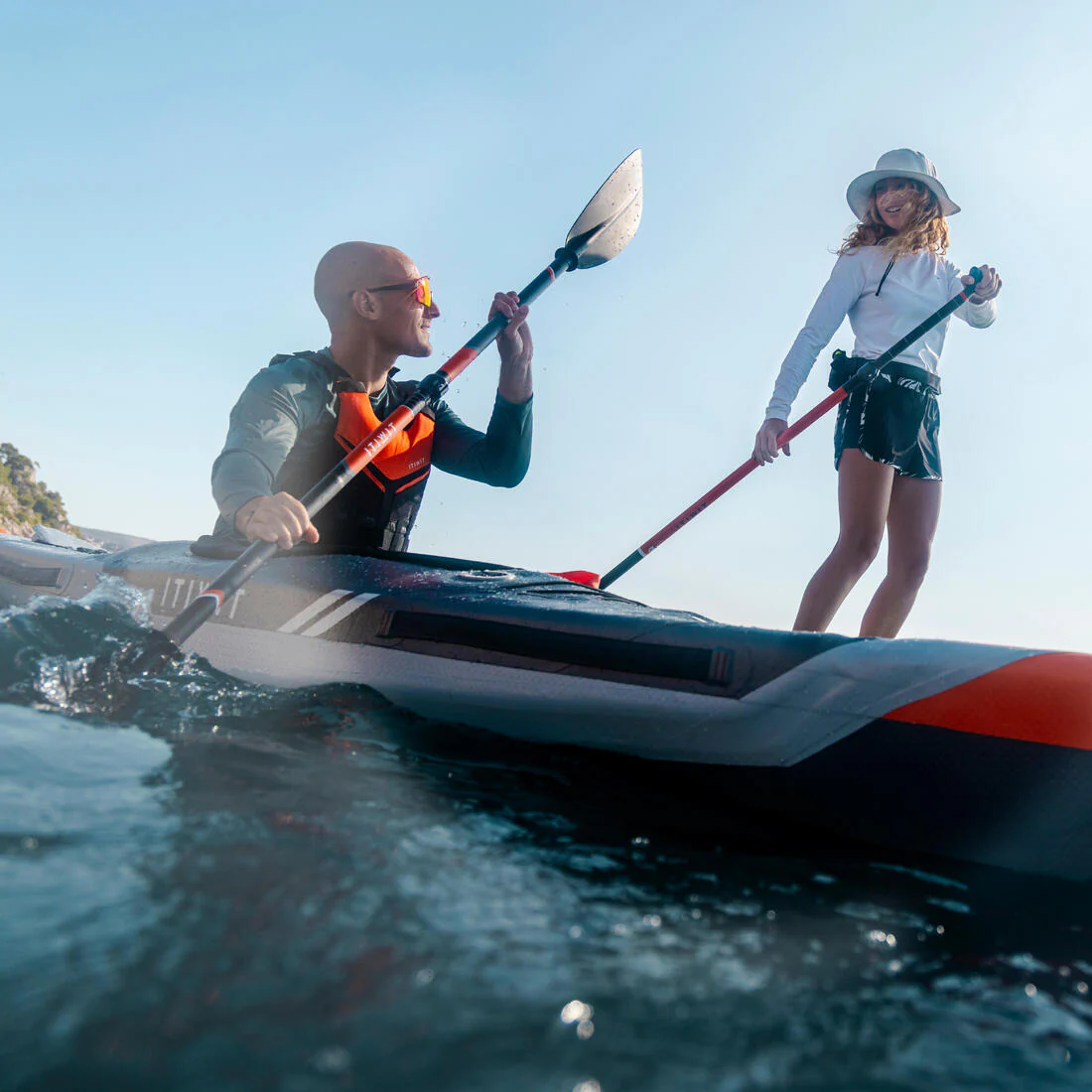 Pala Kayak X500 Carbono Desmontable Ajustable 2 Partes 210-220 cm - Image 8