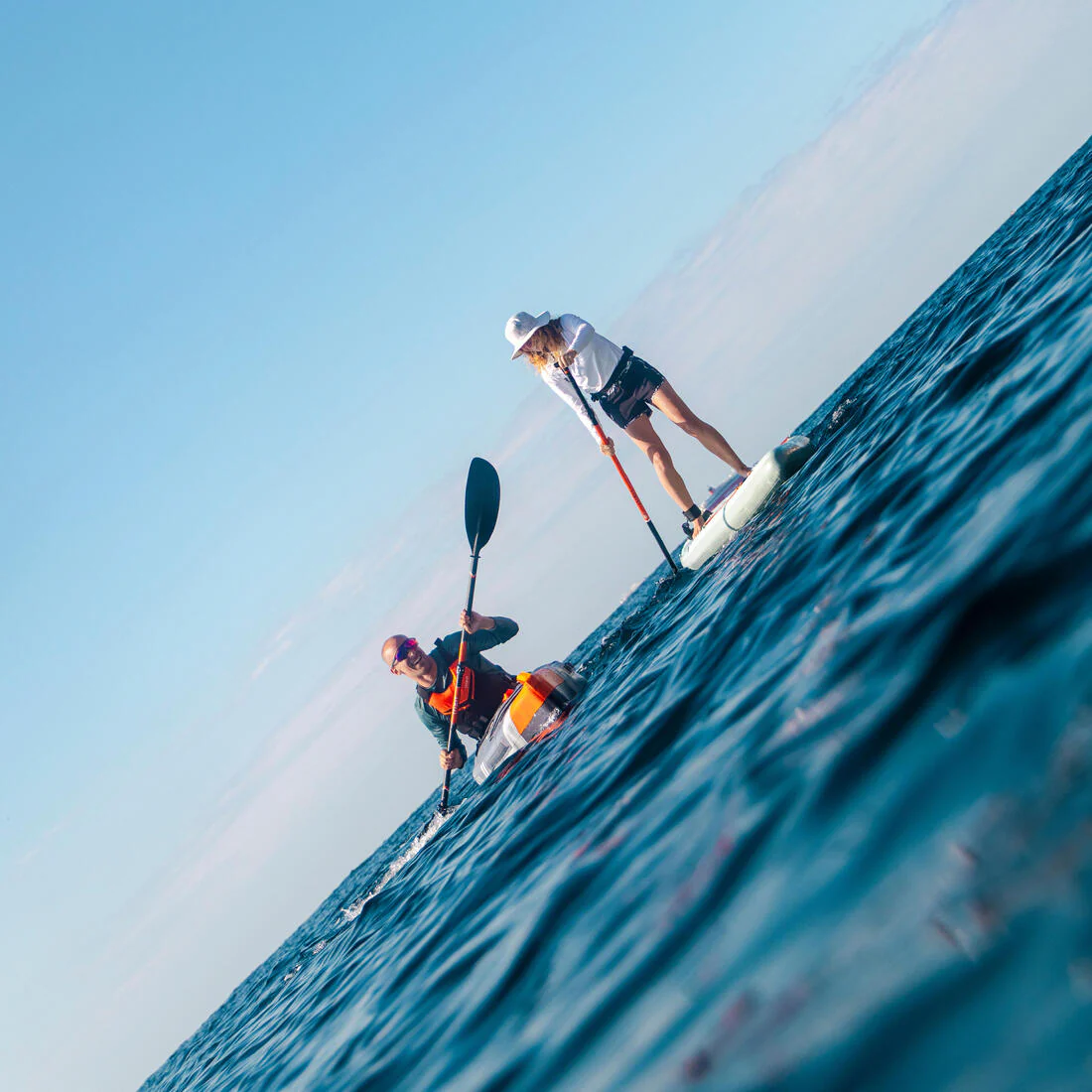 Pala Kayak X500 Carbono Desmontable Ajustable 2 Partes 210-220 cm - Image 9