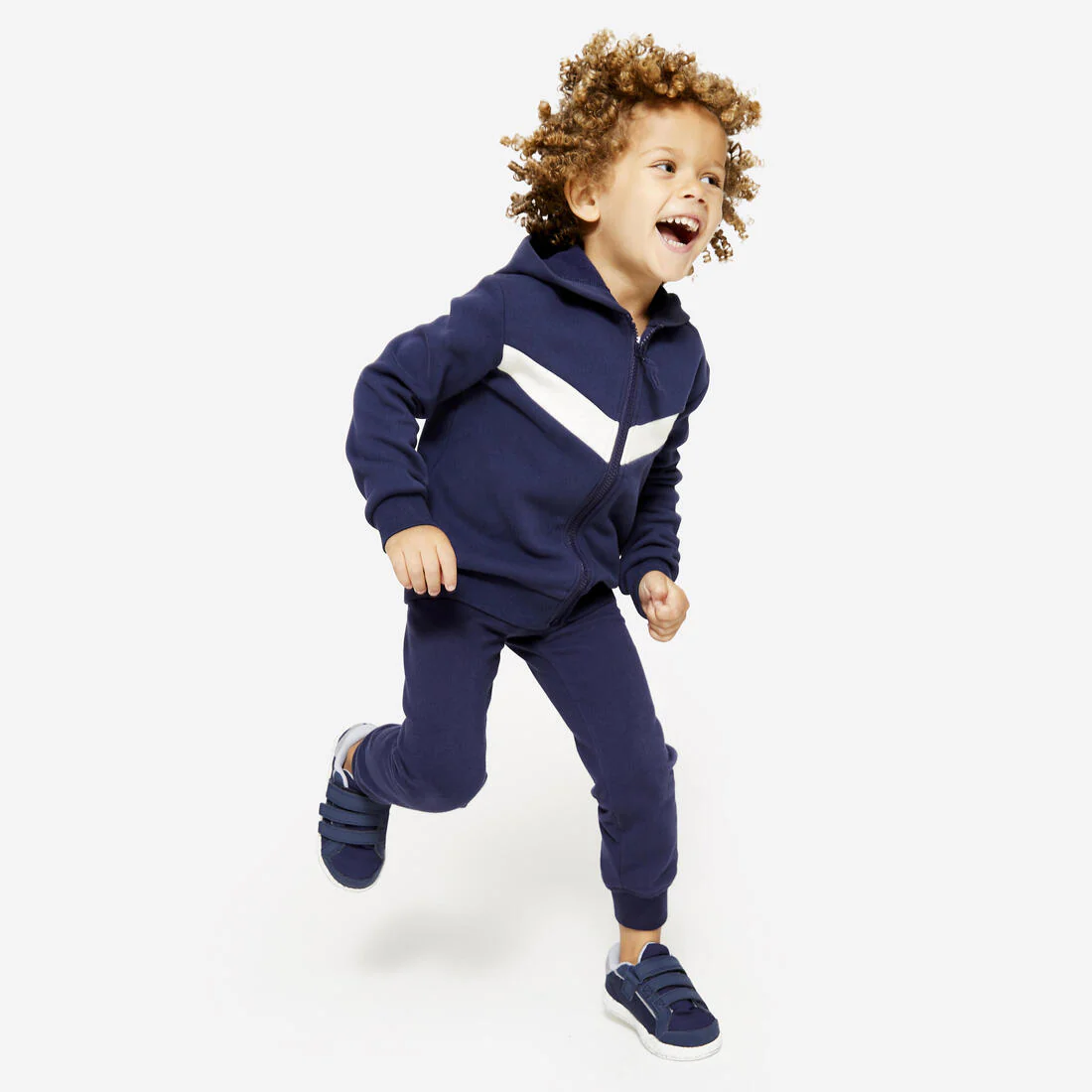 Pantalón básico de corte regular azul marino para niños - Image 2