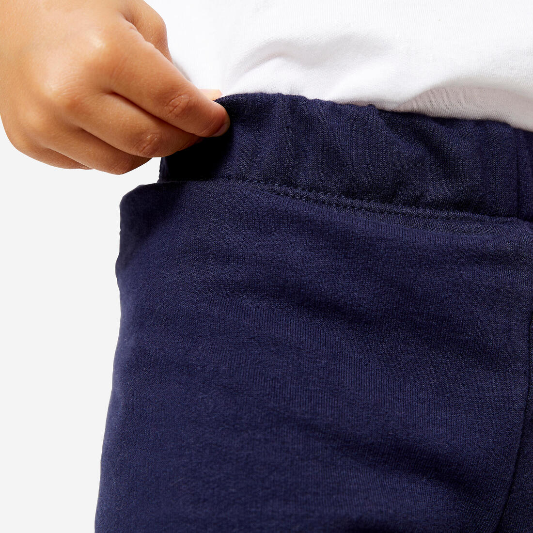 Pantalón básico de corte regular azul marino para niños - Image 3