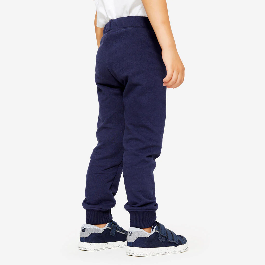 Pantalón básico de corte regular azul marino para niños - Image 4