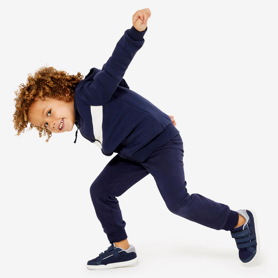 Pantalón básico de corte regular azul marino para niños - Image 5