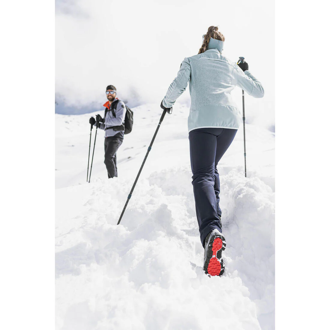 Pantalón cálido de senderismo nieve mujer SH500 azul - Image 10