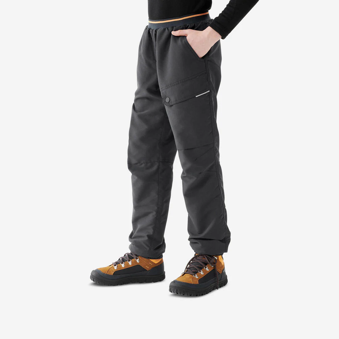Pantalón cálido perlante de senderismo para niños 7-15 años SH100 TW