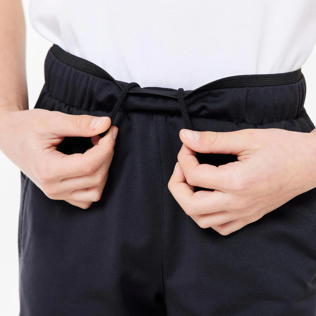 Pantalón cálido, sintético transpirable S500 niño GIMNASIA INFANTIL negro liso - Image 3