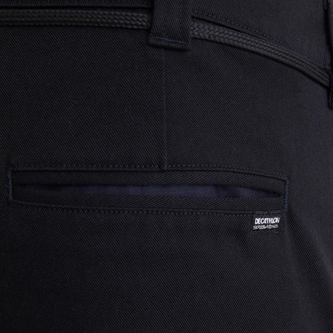 Pantalón chino de skateboarding negro CN500 Heavy - Image 12