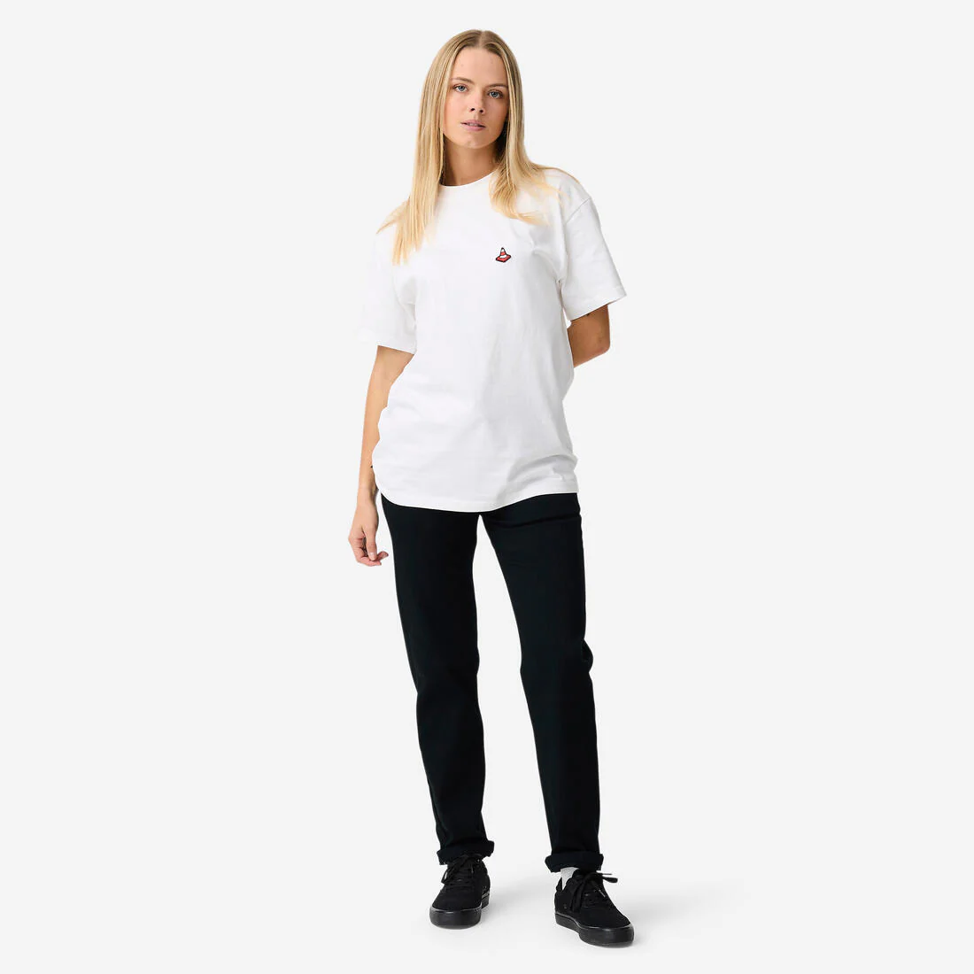 Pantalón chino de skateboarding negro CN500 Heavy - Image 3