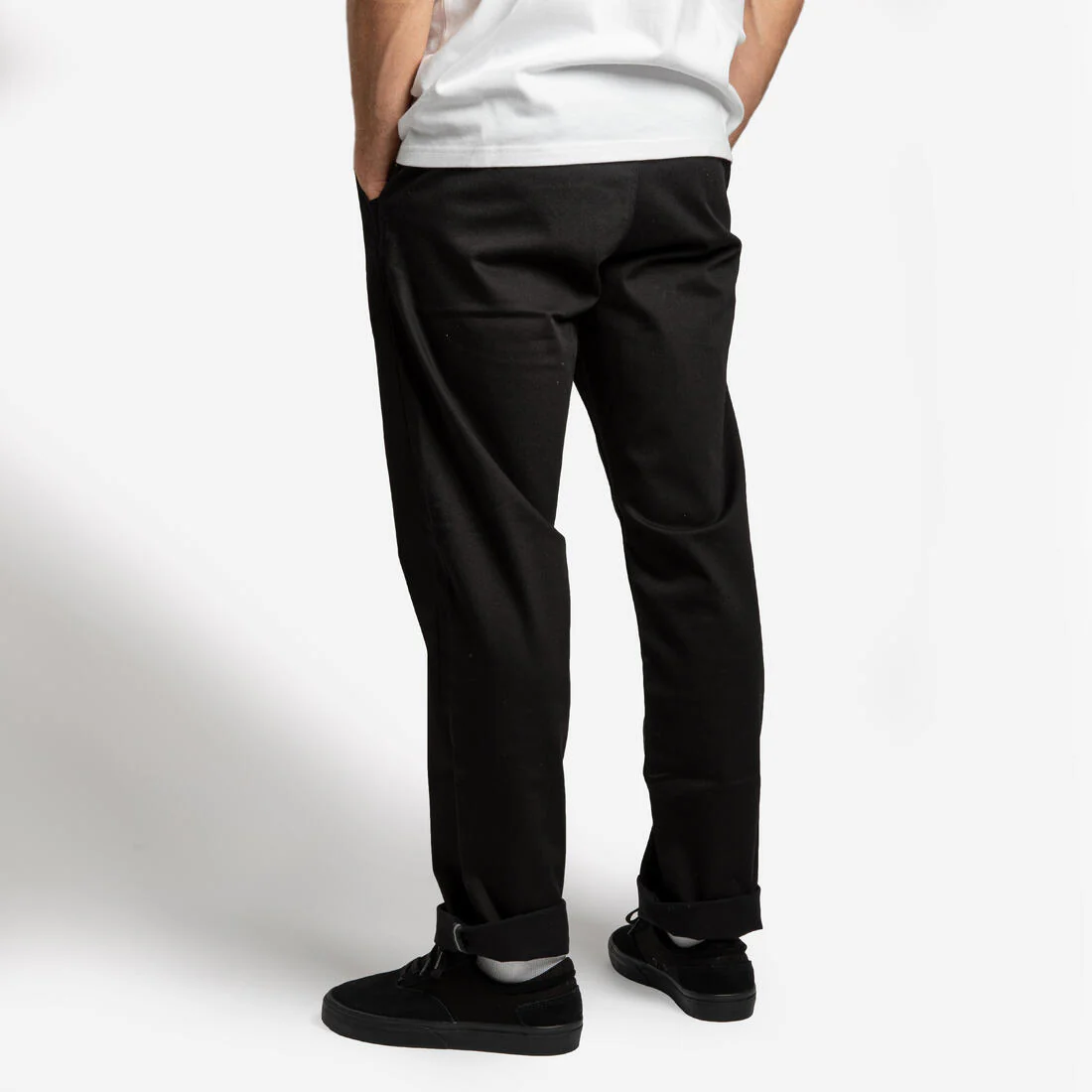 Pantalón chino de skateboarding negro CN500 Heavy - Image 6
