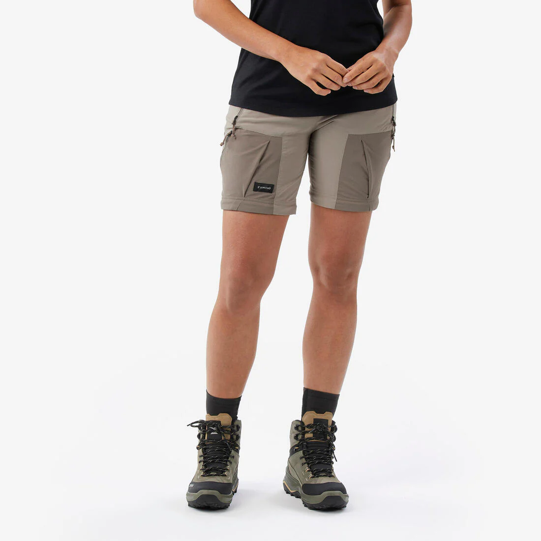 Pantalón convertible de trekking en montaña 2 en 1 para mujer MT500 - Image 10