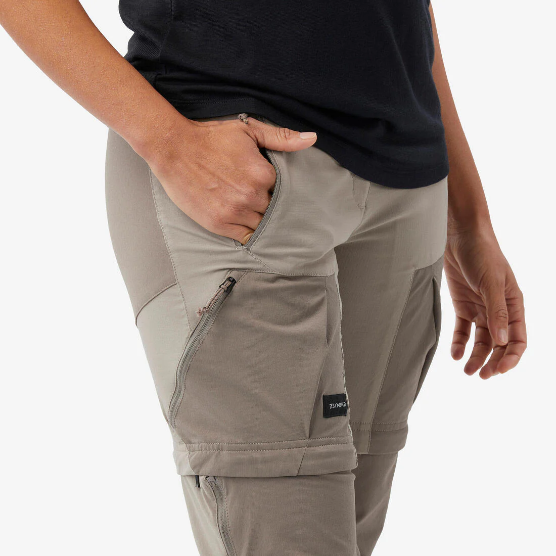 Pantalón convertible de trekking en montaña 2 en 1 para mujer MT500 - Image 14