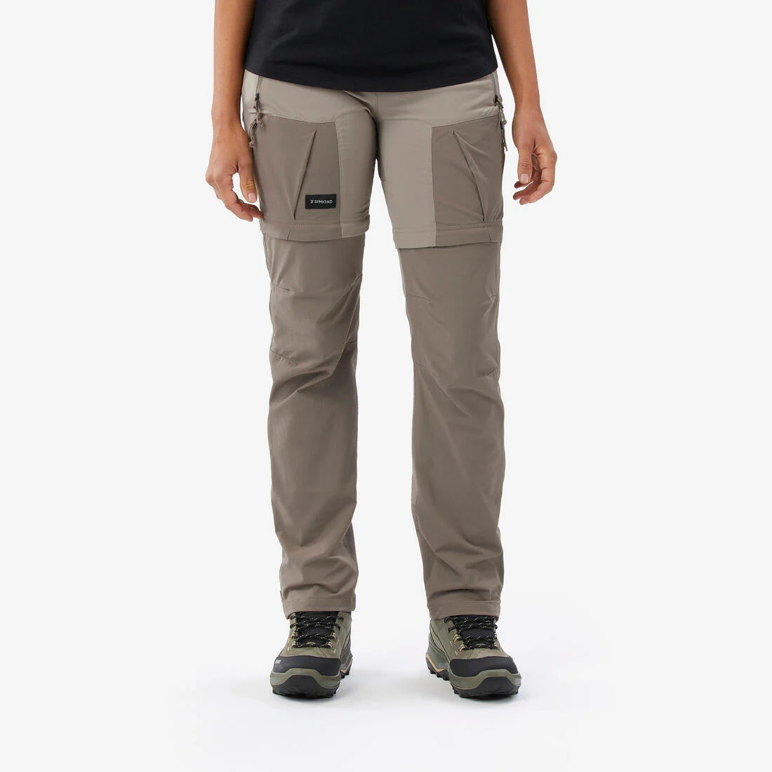 Pantalón convertible de trekking en montaña 2 en 1 para mujer MT500 - Image 2
