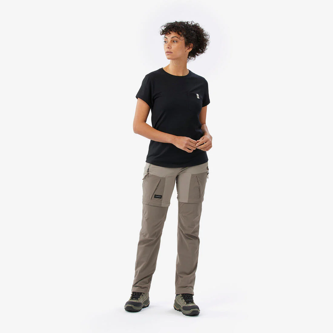 Pantalón convertible de trekking en montaña 2 en 1 para mujer MT500 - Image 3