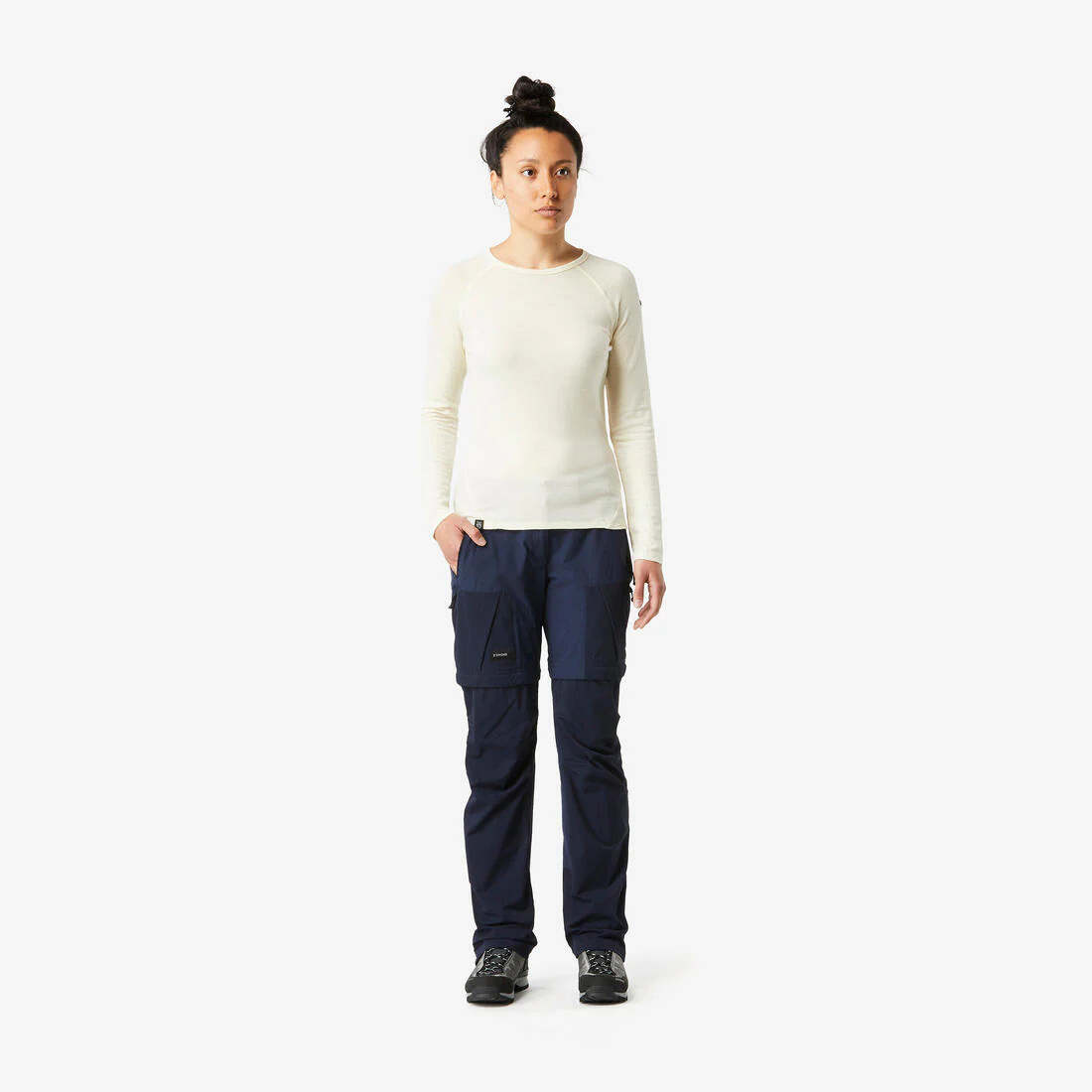 Pantalón convertible de trekking en montaña 2 en 1 para mujer MT500 - Image 4