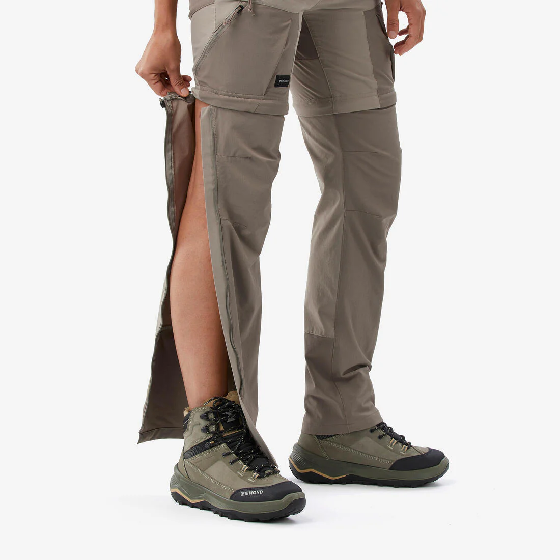 Pantalón convertible de trekking en montaña 2 en 1 para mujer MT500 - Image 6