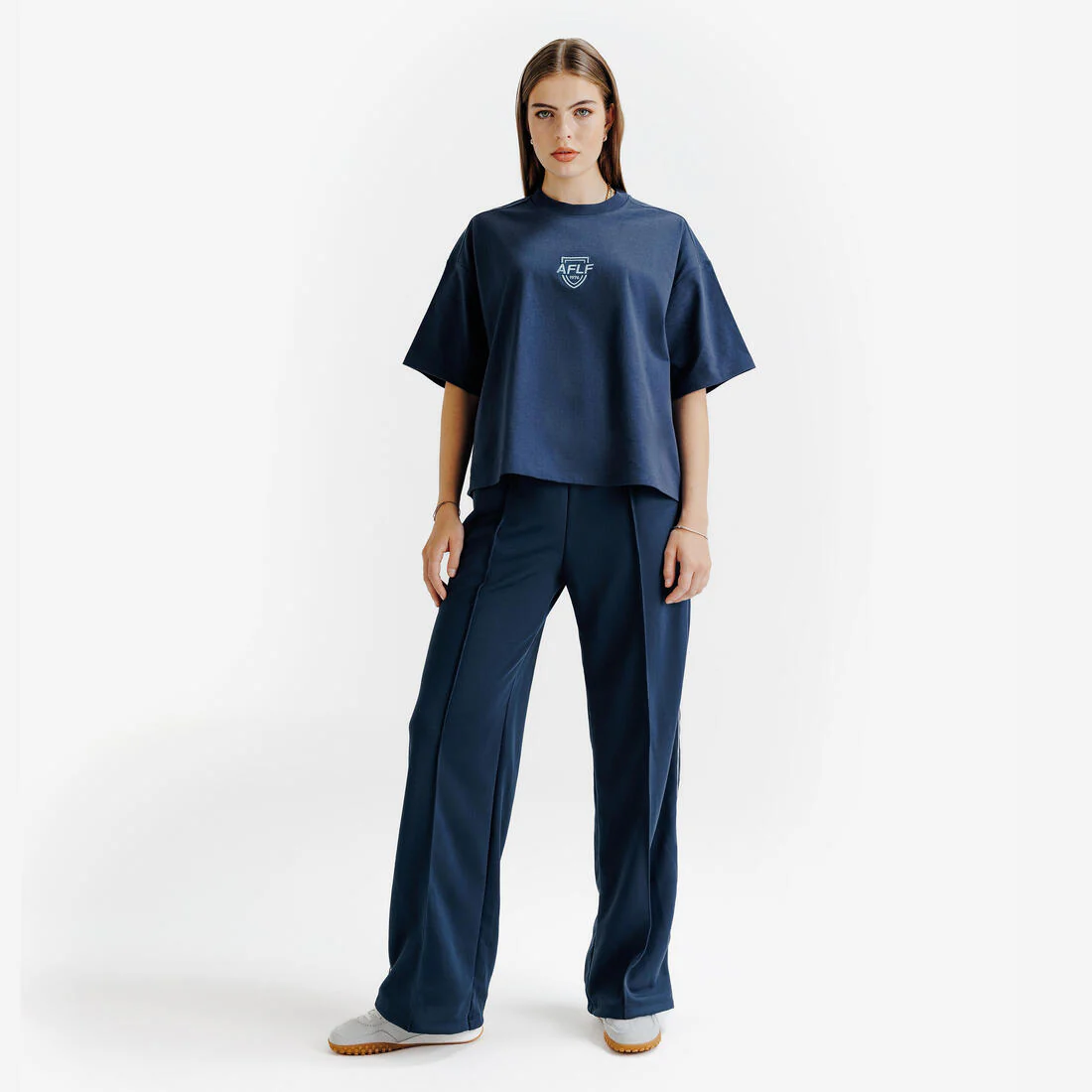 Pantalón de conjunto deportivo azul marino para mujer Heritage - Image 2