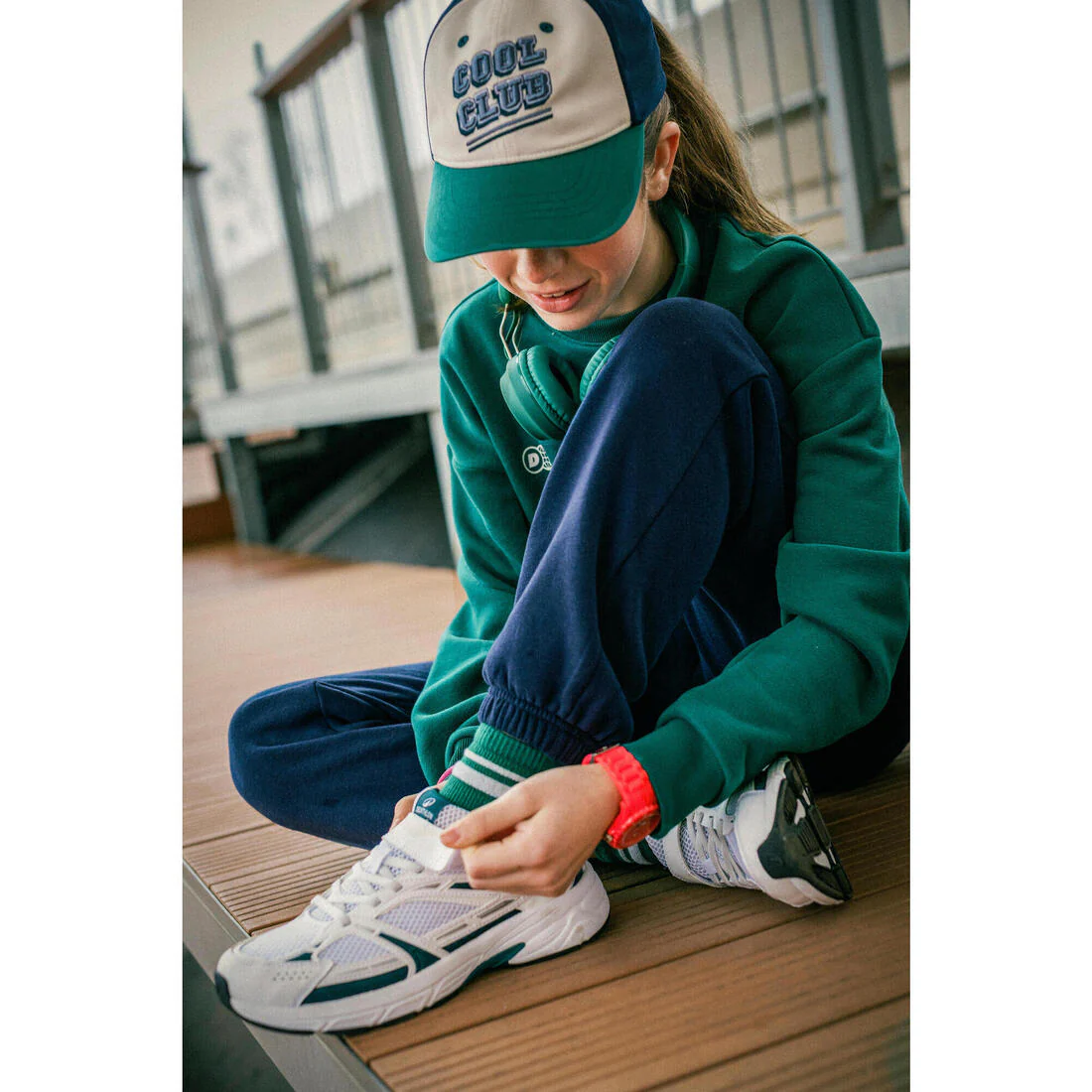 Pantalón de conjunto deportivo cálido azul marino unisex - Image 19