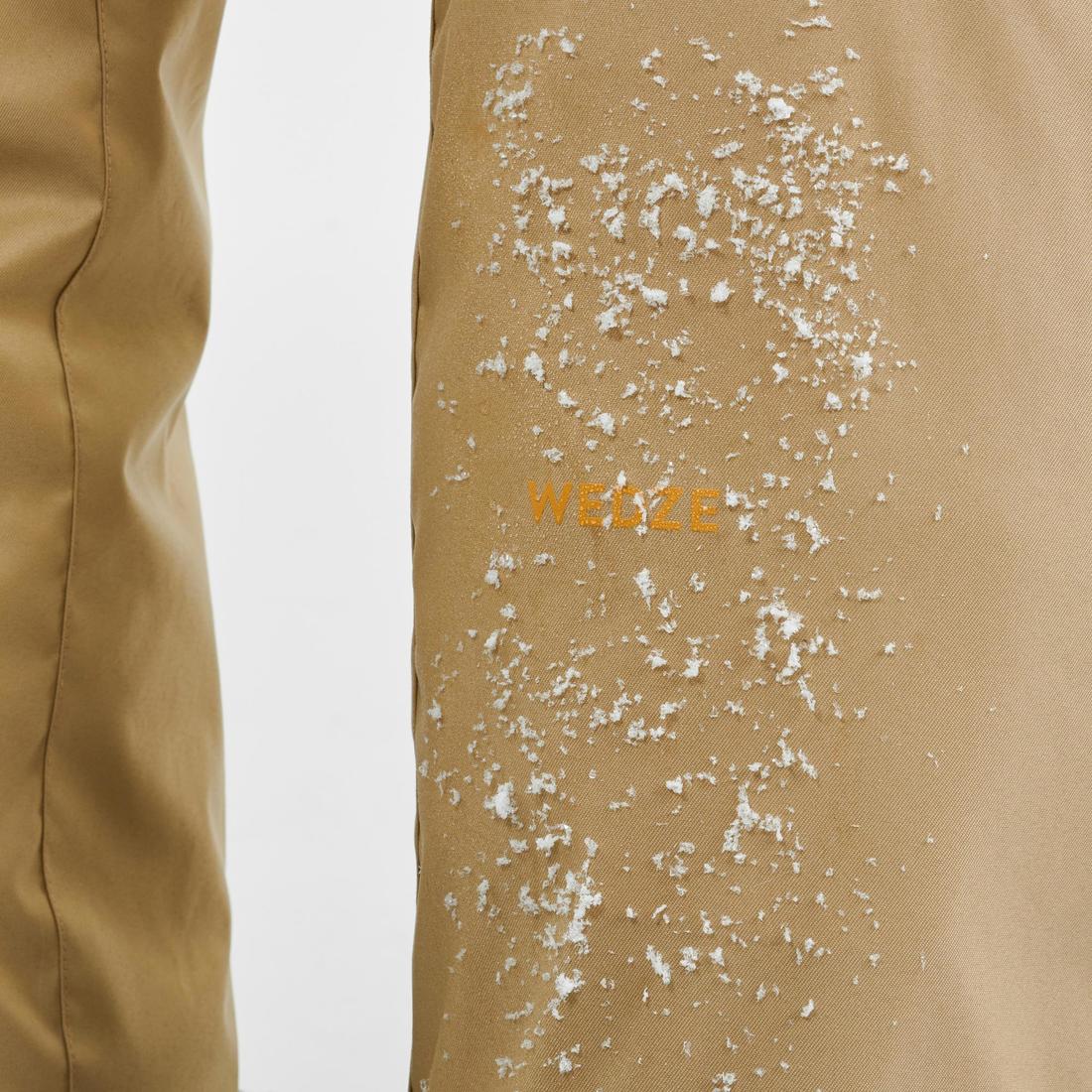 PANTALÓN DE ESQUÍ CÁLIDO MUJER 100 - BEIGE - Image 8
