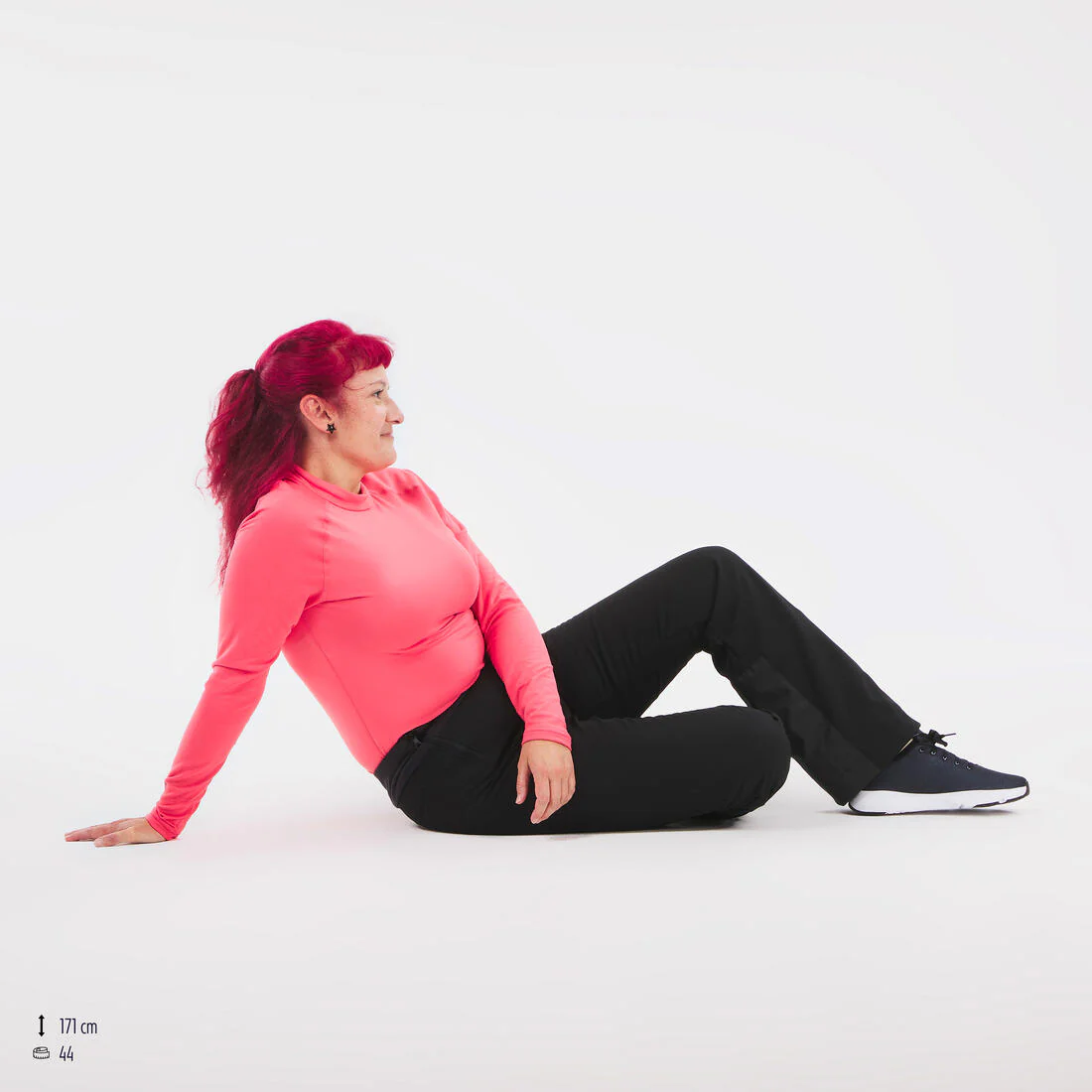 Pantalón de esquí cálido y ajustado negro para mujer 500 - Image 14