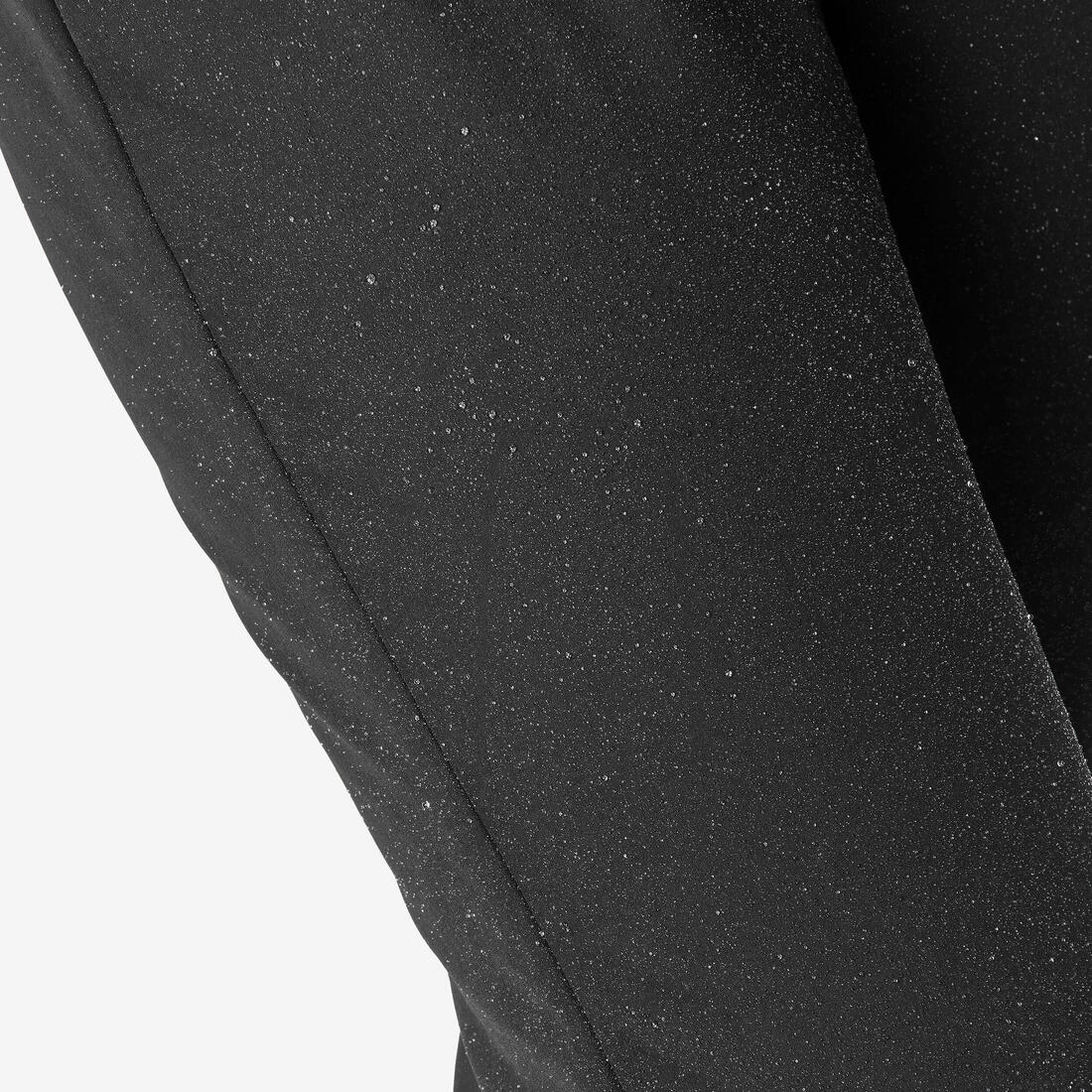 Pantalón de esquí cálido y ajustado negro para mujer 500 - Image 8