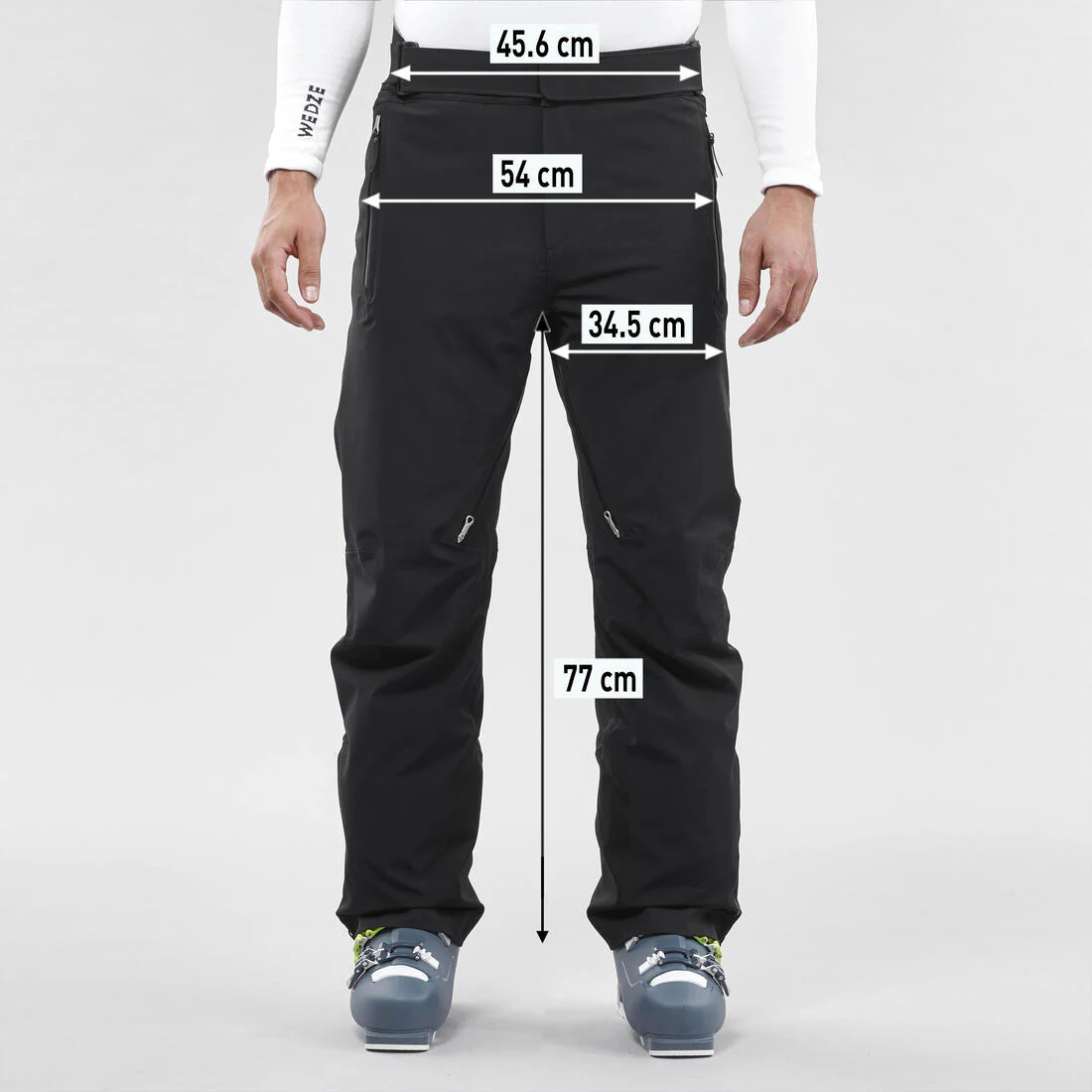 Pantalón de esquí negro para hombre 980
