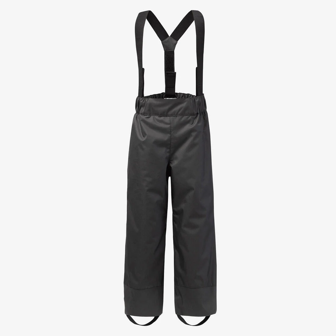 PANTALÓN DE ESQUÍ NIÑOS CÁLIDO E IMPERMEABLE - 100 GRIS OSCURO