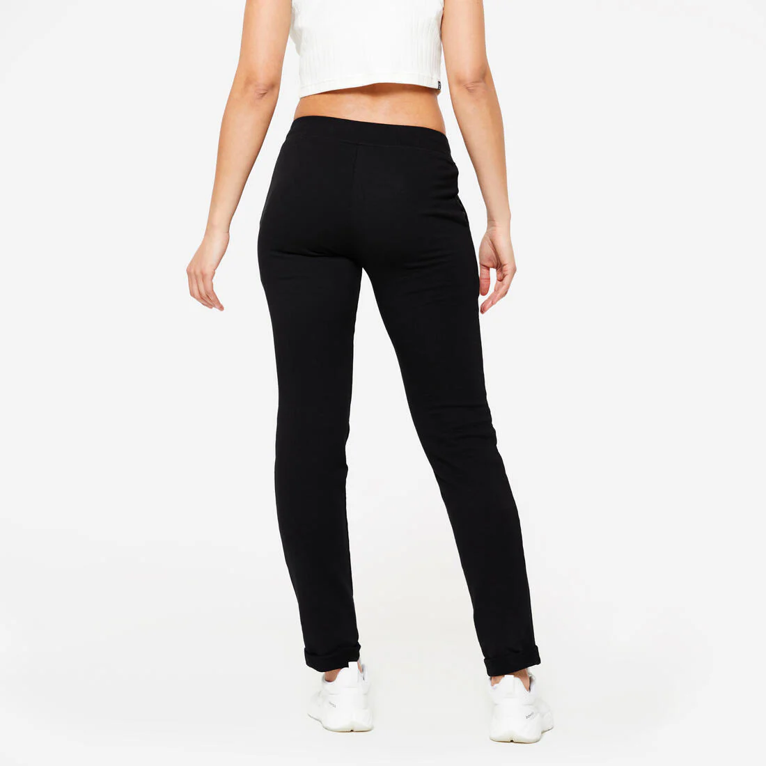 Pantalón de fitness negro para mujer 500 slim - Image 4