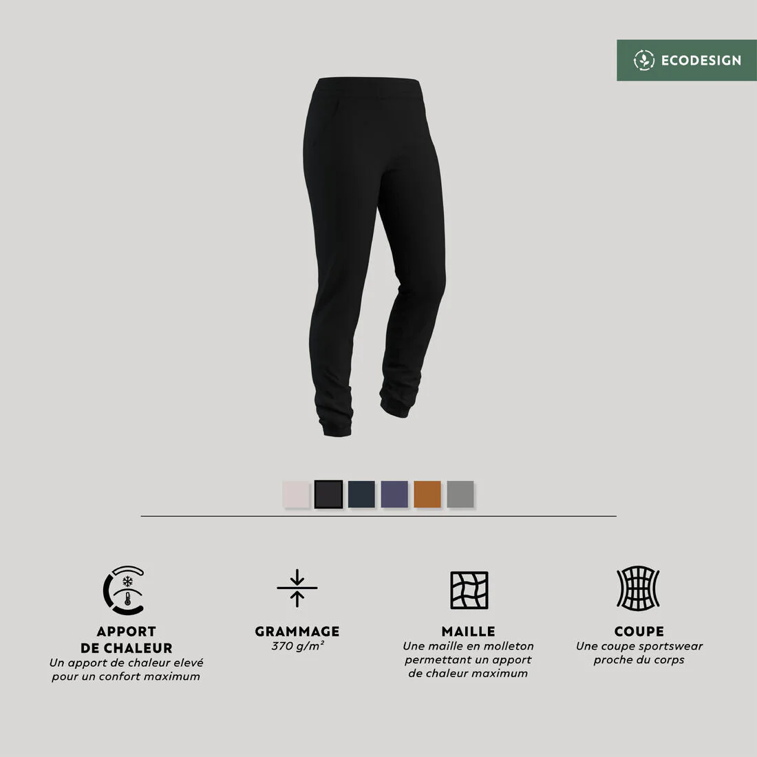 Pantalón de fitness para mujer Slim 500 - Image 13