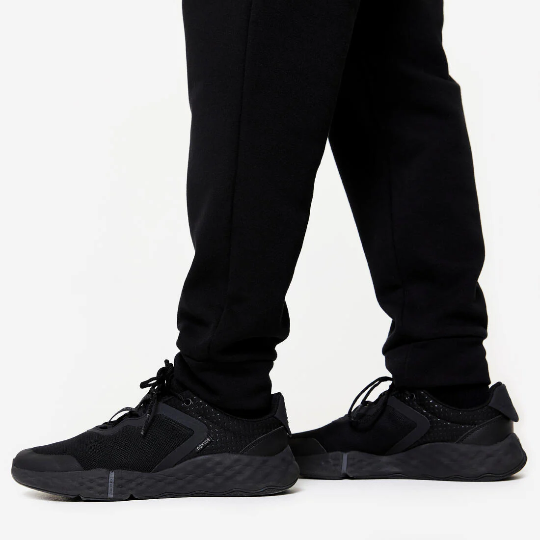 Pantalón de fitness tipo jogger cálido negro para hombre 100 - Image 6