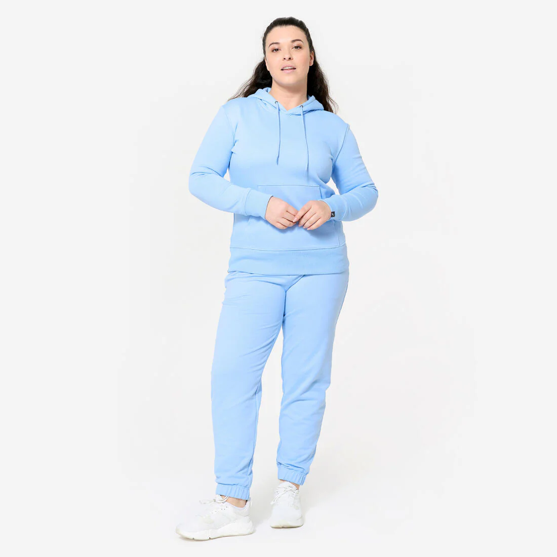 Pantalón de fitness tipo jogger de algodón para mujer 500 - Image 7