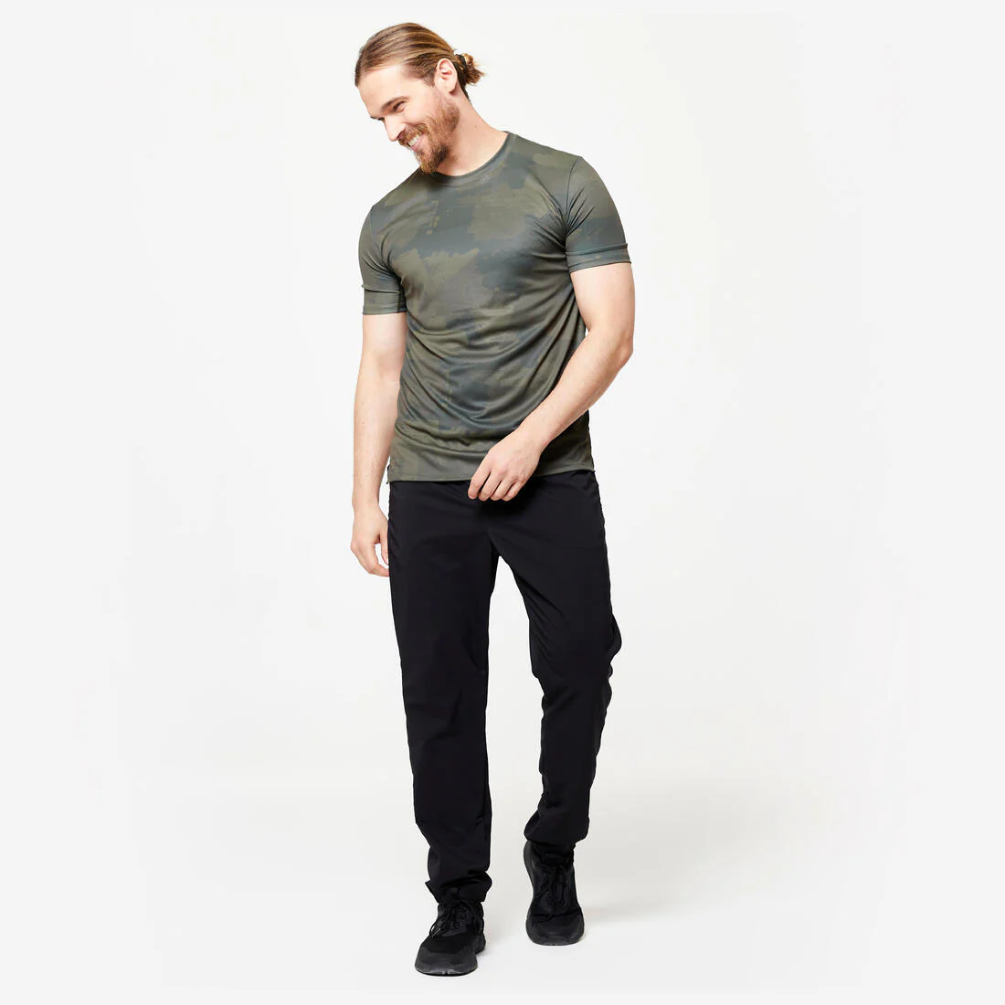 Pantalón de fitness transpirable de corte regular para hombre - Image 4