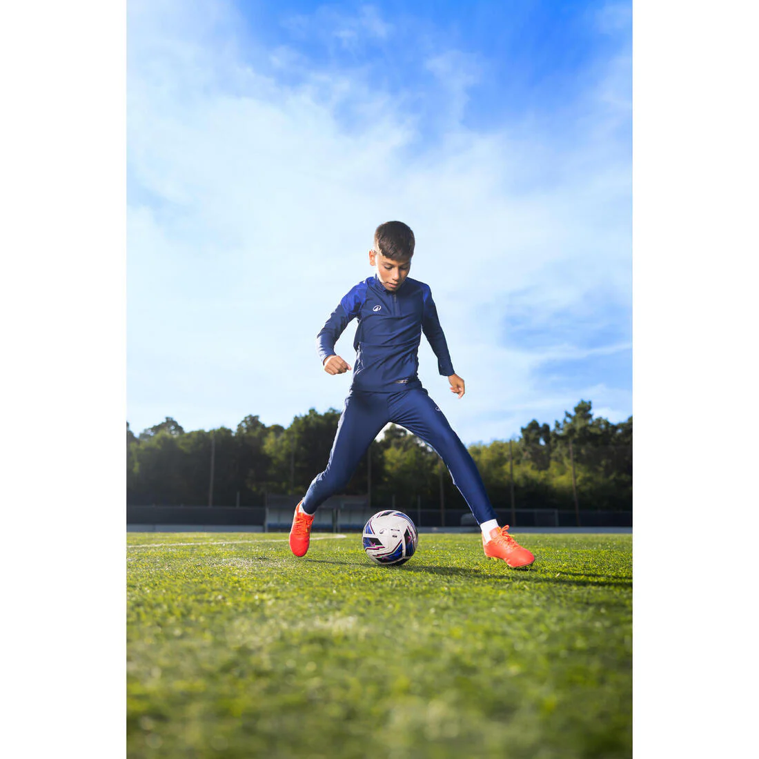Pantalón de futbol azul marino para niños Viralto Jr - Image 19
