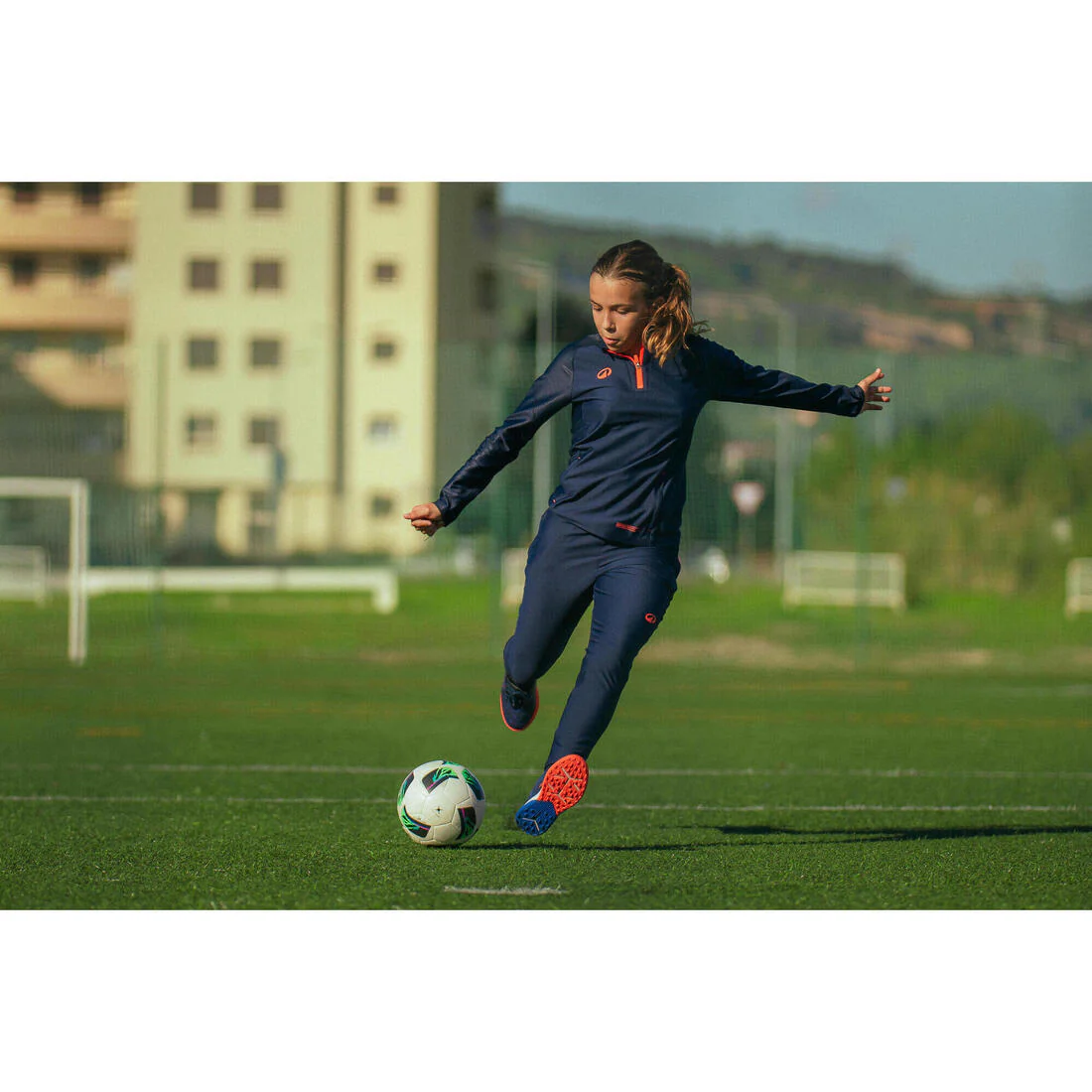 Pantalón de futbol azul marino para niños Viralto Jr - Image 20