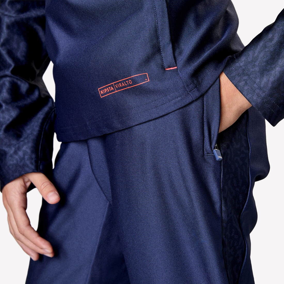 Pantalón de futbol azul marino para niños Viralto Jr - Image 9