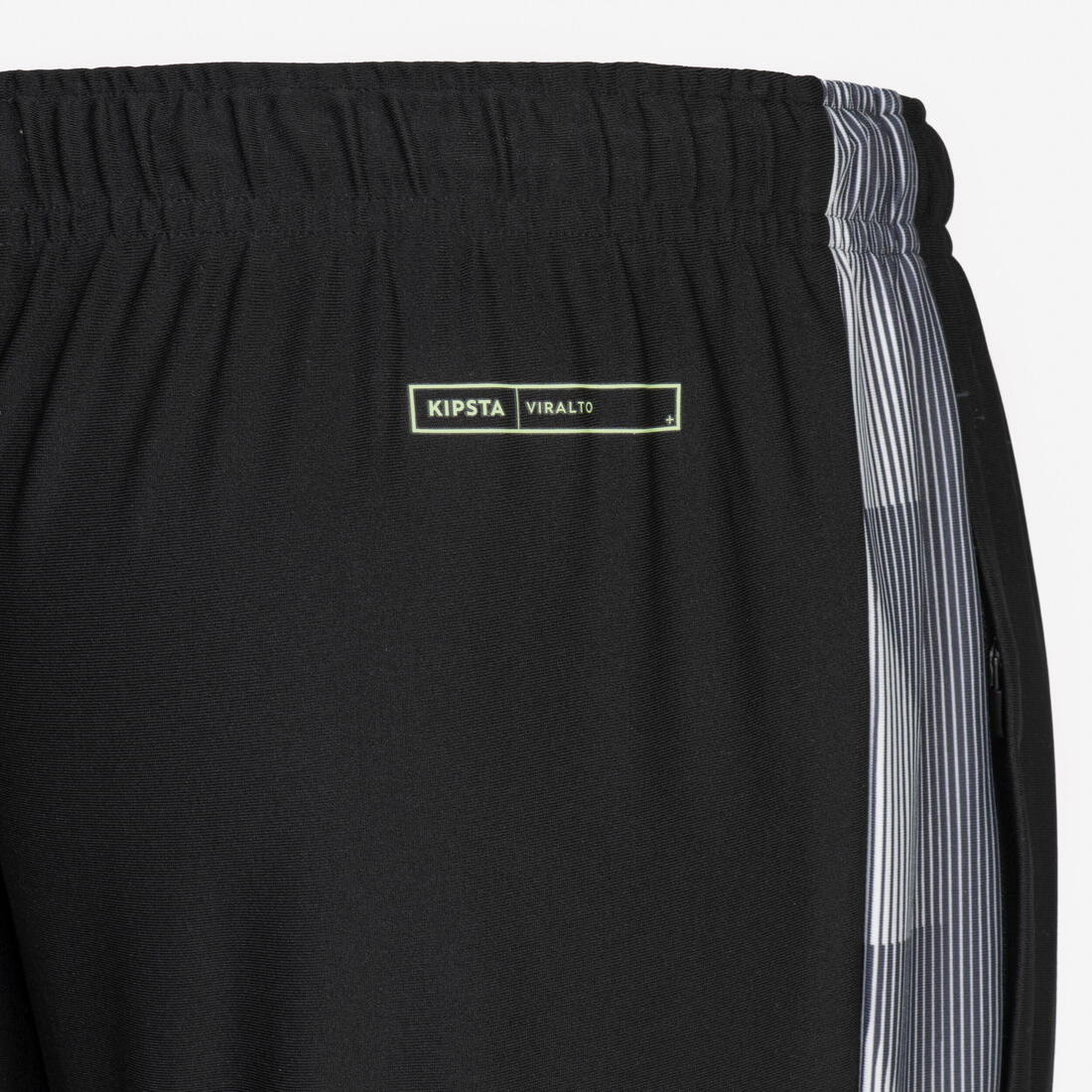 Pantalón de futbol de entrenamiento negro con amarillo para adulto Viralto Wave - Image 9