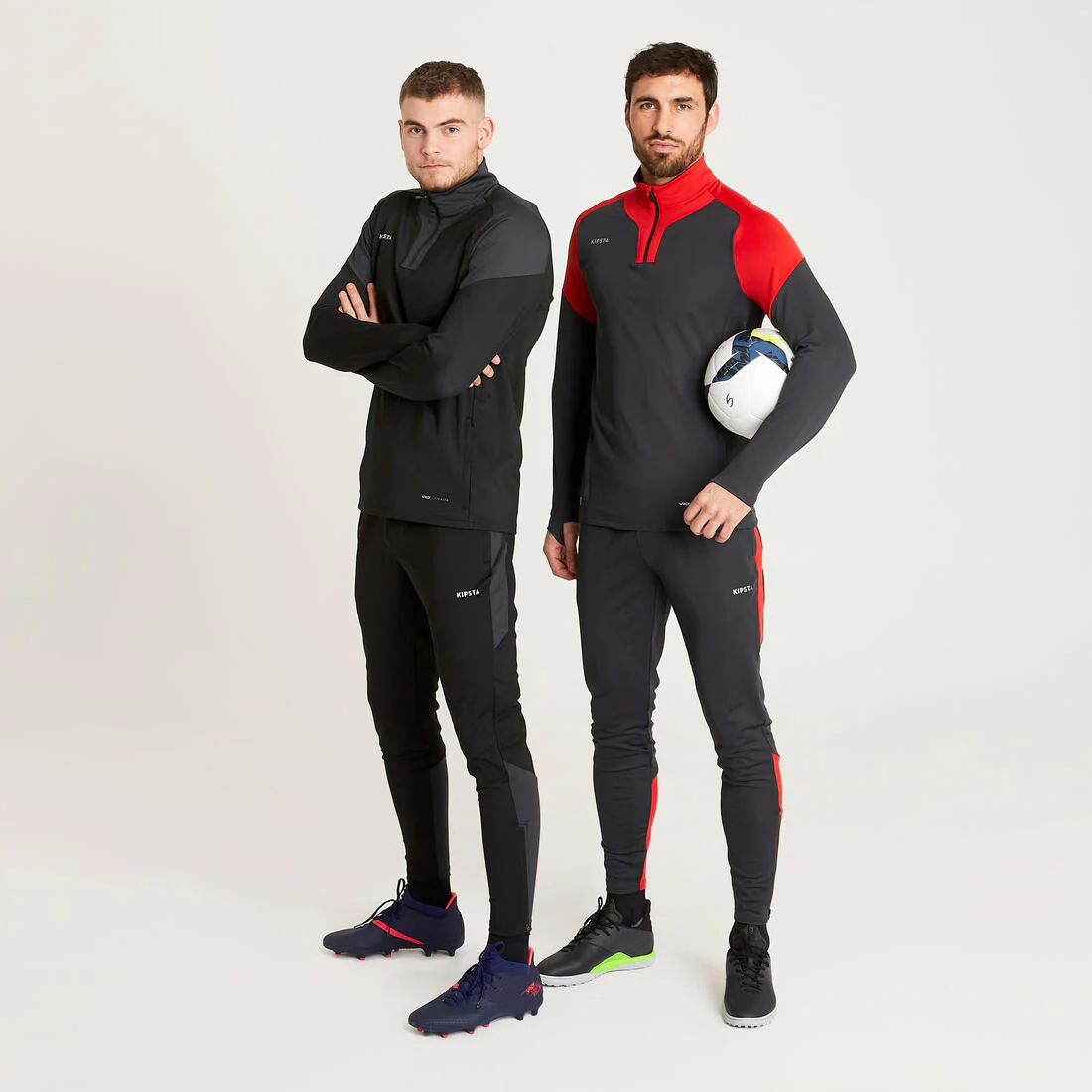 Pantalón de futbol VIRALTO CLUB gris carbono y negro - Image 20