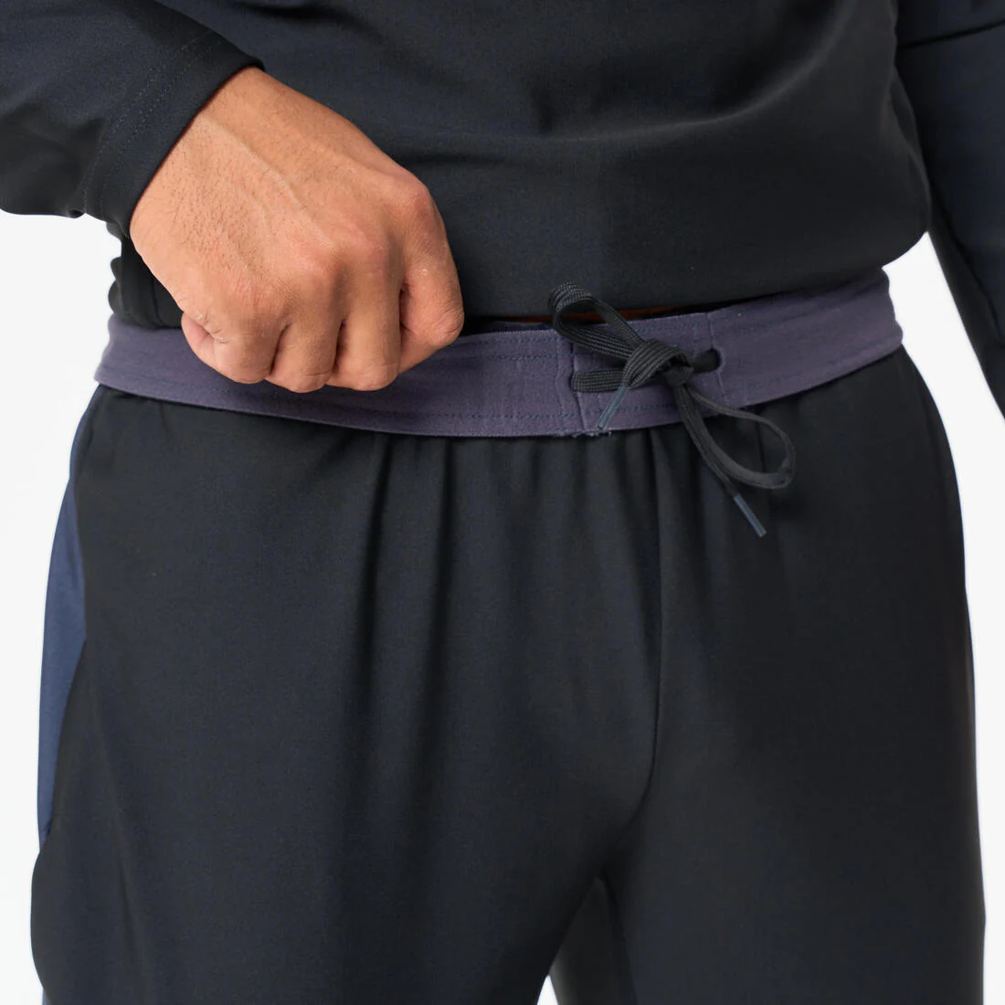 Pantalón de futbol VIRALTO CLUB gris carbono y negro - Image 3