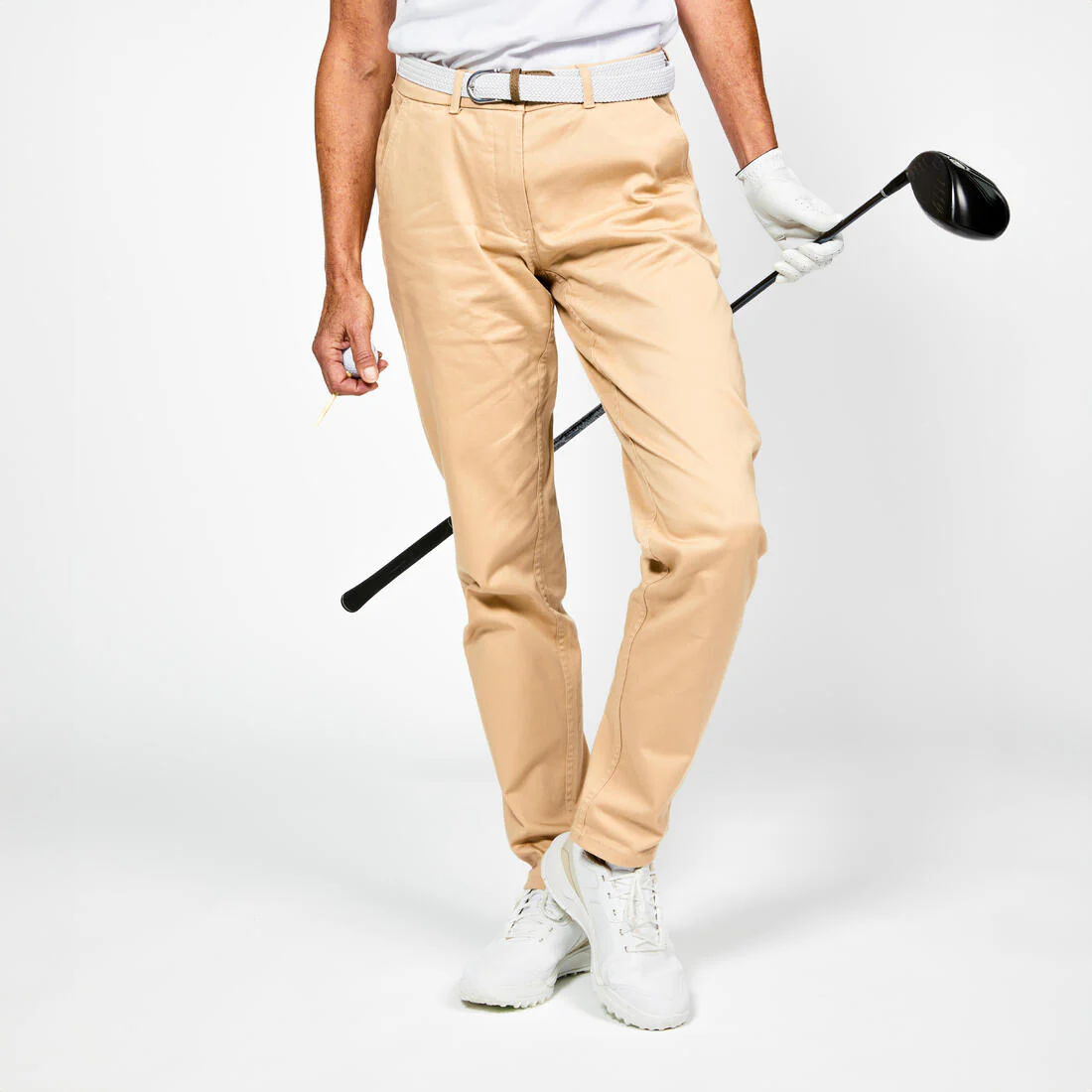 Pantalón de golf de algodón azul marino para mujer MW500 - Image 27
