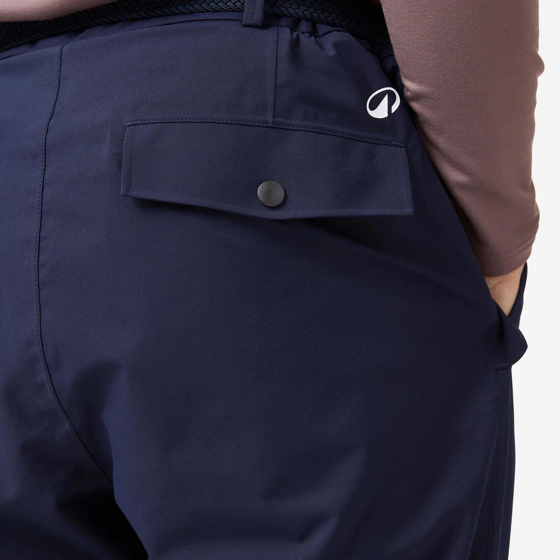 Pantalón de golf impermeable azul marino para hombre RW500 - Image 5