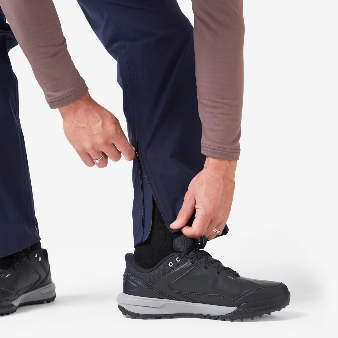 Pantalón de golf impermeable azul marino para hombre RW500 - Image 6