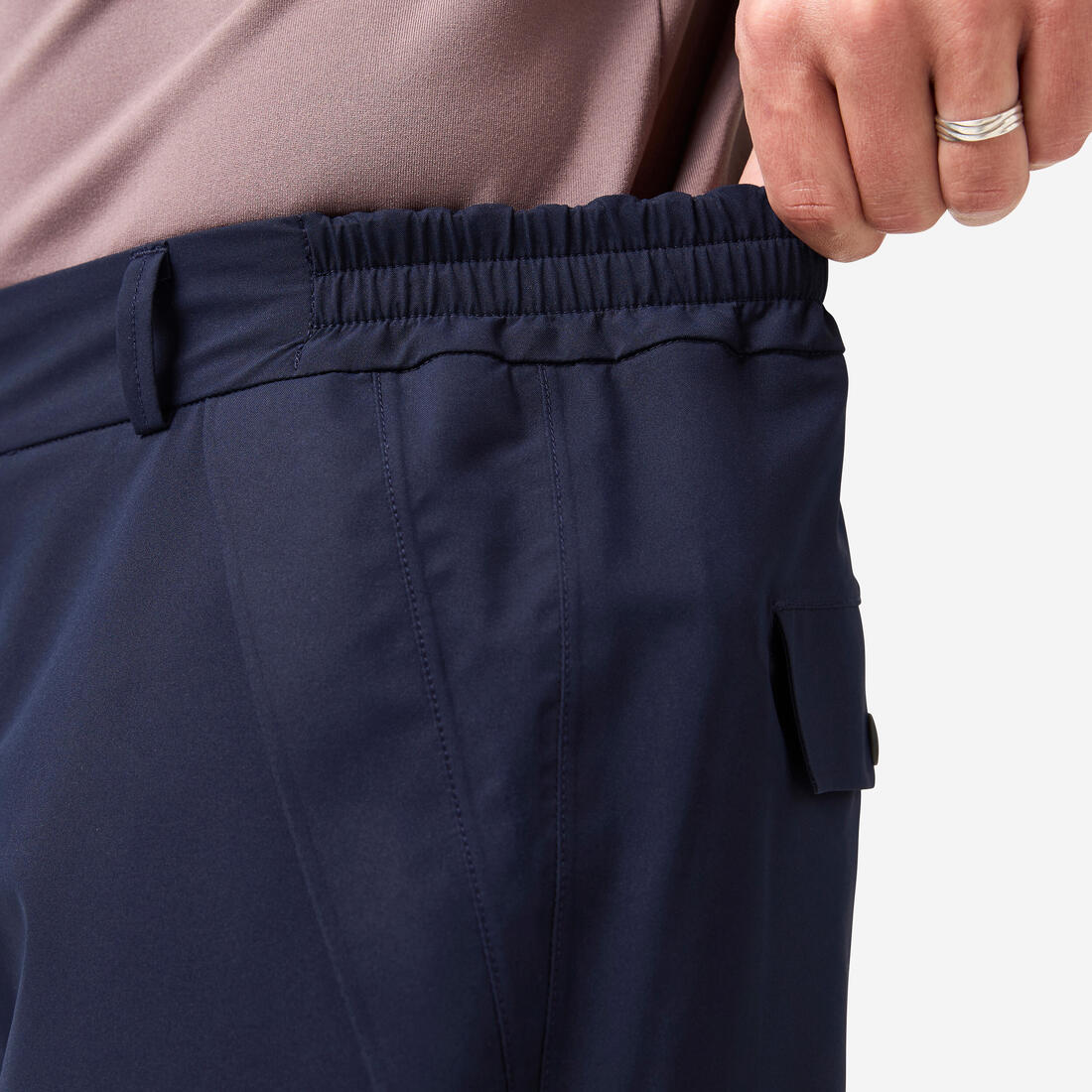 Pantalón de golf impermeable azul marino para hombre RW500 - Image 7