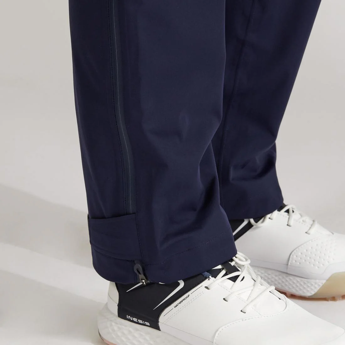 Pantalón de golf impermeable azul marino para mujer RW500 - Image 3