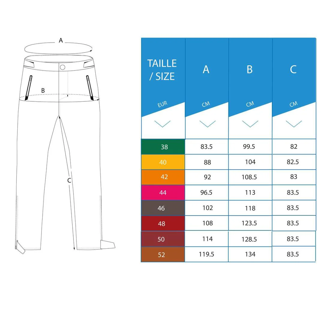Pantalón de golf Rain Weather para hombre. Azul marino. - Image 9