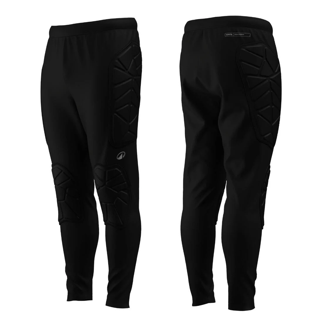 Pantalón de portero de futbol con protecciones negro para adulto F500