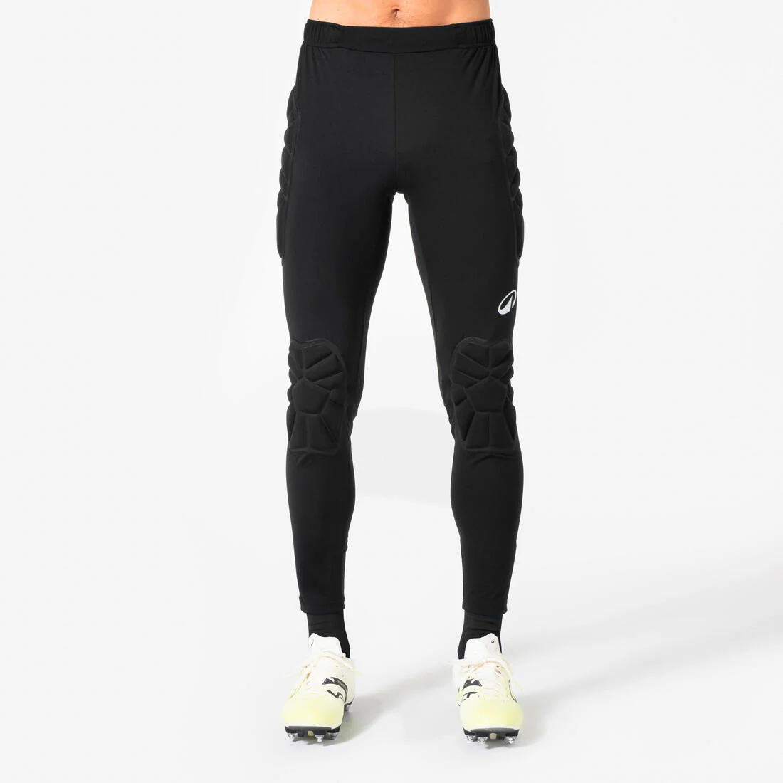 Pantalón de portero de futbol con protecciones negro para adulto F500 - Image 2