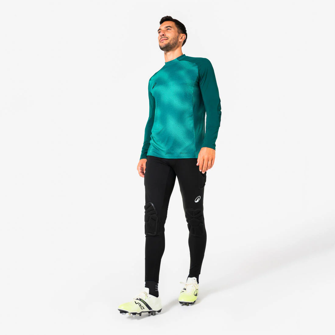 Pantalón de portero de futbol con protecciones negro para adulto F500 - Image 5