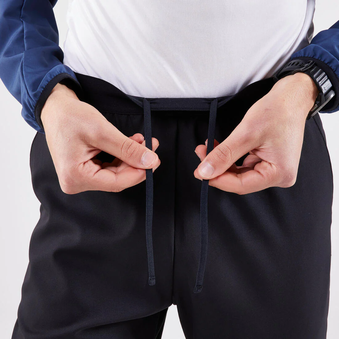 Pantalón de running transpirable Hombre - KIPRUN Run 100 Dry Negro - Image 4