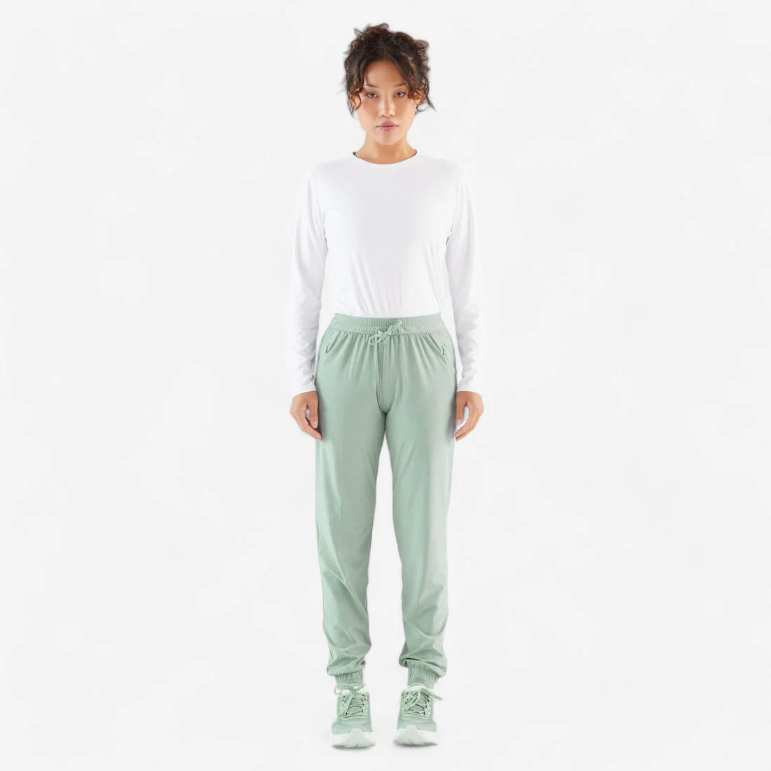 Pantalón de running transpirable negro para mujer Kiprun Run 500 Dry - Image 11