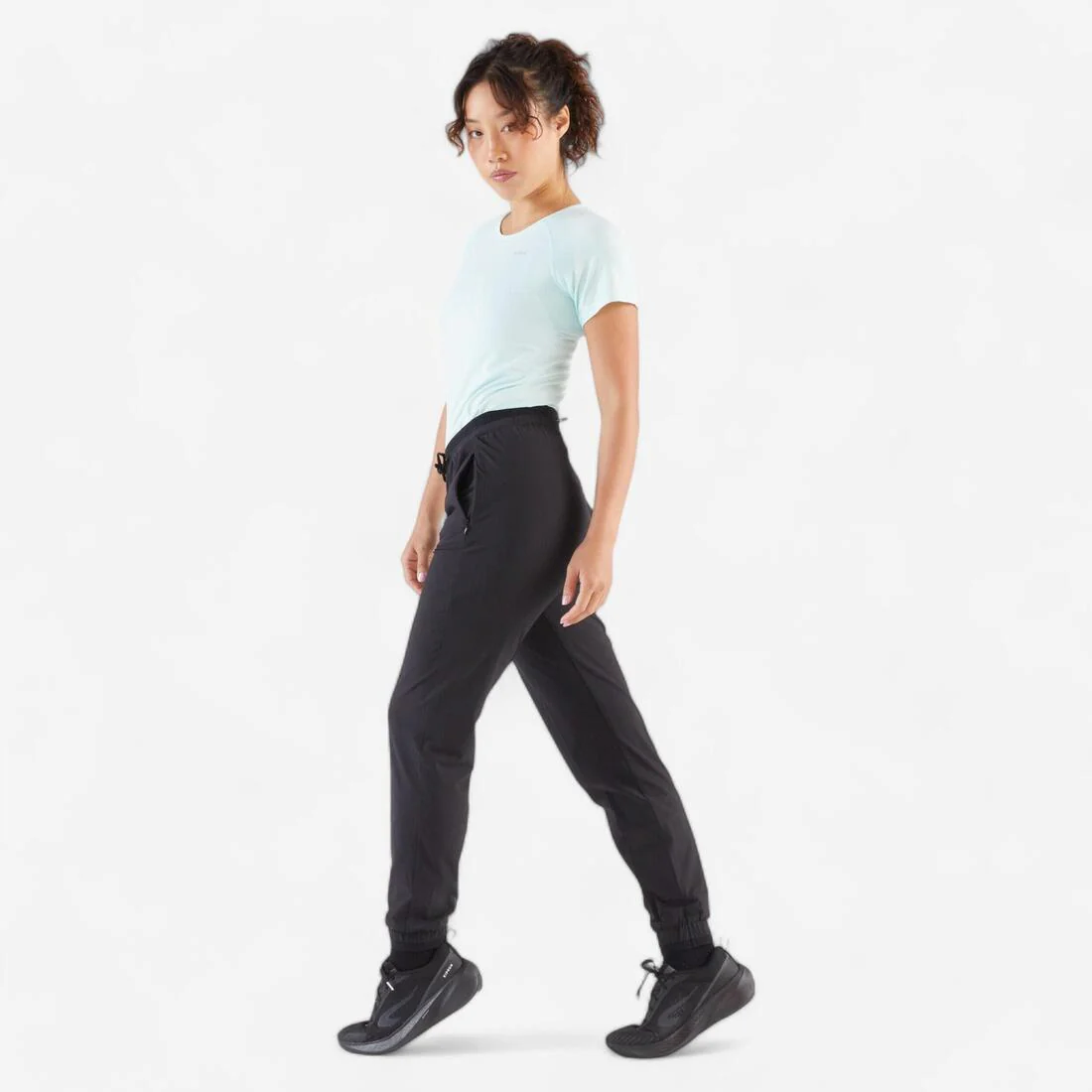 Pantalón de running transpirable negro para mujer Kiprun Run 500 Dry - Image 30